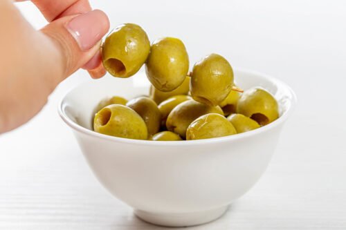 Pitted Green Olives
