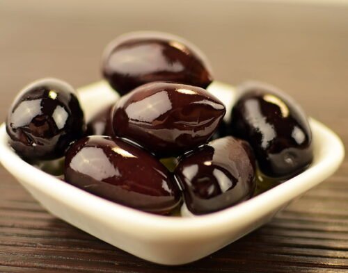 Whole Black Olives